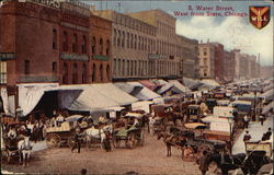 South Water Street, West from State Postcard