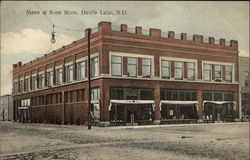 Mann & Sons Store Devils Lake, ND Postcard Postcard