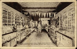 R. O. Connor & Sons Drug Store Whitewater, WI Postcard Postcard