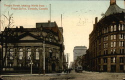 Yonge Street looking North from Front Street Postcard