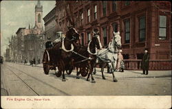 Fire Engine Company New York, NY Postcard Postcard