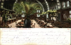 Schlitz Palm Garden Milwaukee, WI Postcard Postcard