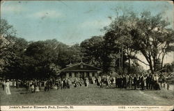 Jenkin's Band at Ellsworth Park Postcard