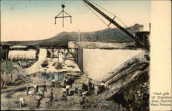 Head gate of Granite Reef Diversion Dam Mesa, AZ Postcard Postcard