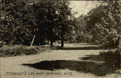 Stewart's Island Wausau, WI Postcard Postcard