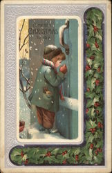 A Merry Christmas to You Children Postcard Postcard