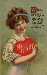 What Are You Going to do With It? My Heart Women Postcard Postcard