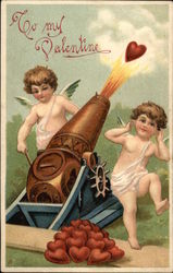 To My Valentine Cupid Postcard Postcard