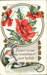 I Want to See My Sweetheart Just "Orfully" Postcard