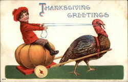 Thanksgiving Greetings Postcard