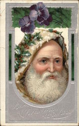 Best Christmas Wishes Santa Claus Postcard Postcard