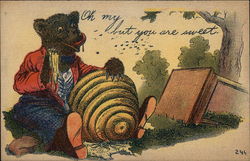 Oh My But You Are Sweet Postcard