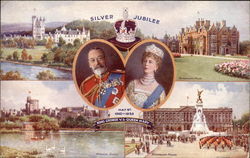 Silver Jubilee: May 6th, 1910-1935 - King George V & Queen Mary Royalty Postcard Postcard