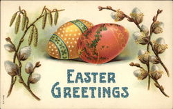 Easter Greetings Postcard