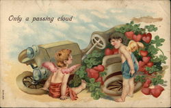 Only a Passing Cloud Cupid Postcard Postcard