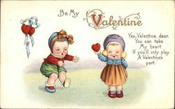 Be My Valentine Postcard