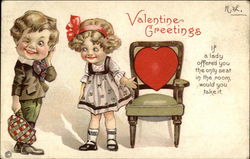 Valentine Greetings Postcard