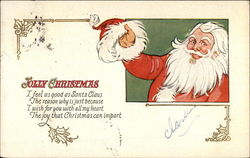 Jolly Christmas Postcard