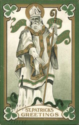 Erin Go Bragh, St. Patrick's Greetings Postcard