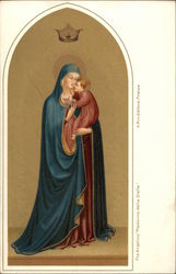 Madonna della Stella by Fra Angelico Art Postcard Postcard