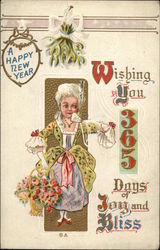 A Happy New Year Postcard