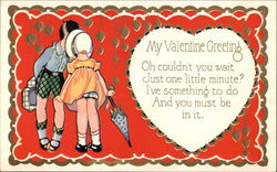 My Valentine Greeting Postcard