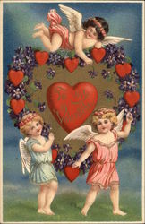 To My Valentine Cupid Postcard Postcard