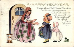 A Happy New Year Postcard