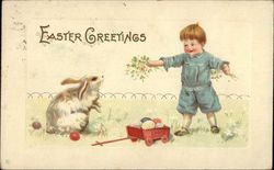 Easter Greetings Postcard