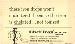 Chel-Iron Pediatric Drops Postcard