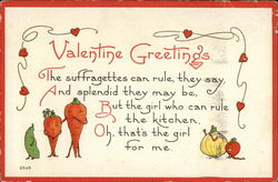 Valentine Greetings Postcard