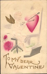 To My Dear Valentine Postcard