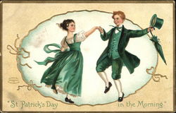 St. Patrick's Day in the Morning Postcard