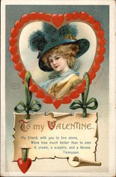 To My Valentine Postcard