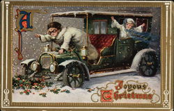 Joyous Christmas Children Postcard Postcard