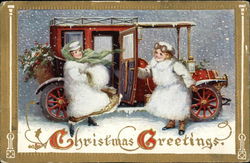 Christmas Greetings Postcard