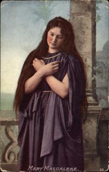 Mary Magdalene Religious Postcard Postcard