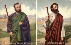 James, the Son of Zebedee and James, the Less Religious Postcard Postcard