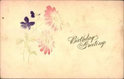 Birthday Greetings Postcard