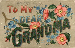 To My Dear Grandma Postcard