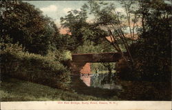 Old Red Bridge, Surry Road Postcard