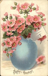 Easter Greetings Postcard