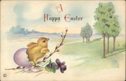 A Happy Easter Postcard