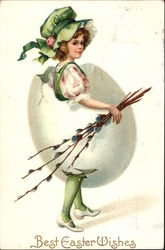 Best Easter Wishes Postcard