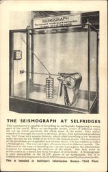 The Seismograph at Selfridges Postcard