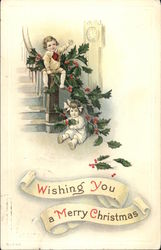 Wishing You a Merry Christmas Postcard