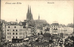 Heumarkt Cologne, Germany Postcard Postcard