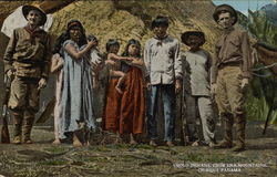 Cholo Indians, Chor Cha Mountains Panama Postcard Postcard