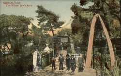 The Whale Jaw's Arch Gibraltar, Gibraltar Spain Postcard Postcard