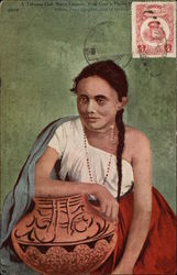 A Tehuana Girl - Santa Lucrecia Postcard